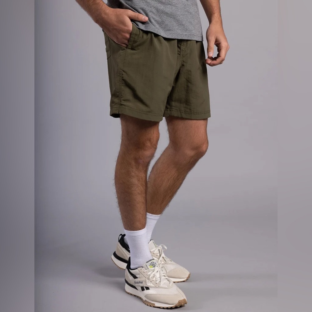 RSQ nylon Green navy Shorts Comfortable Fit - Picture 14 of 16